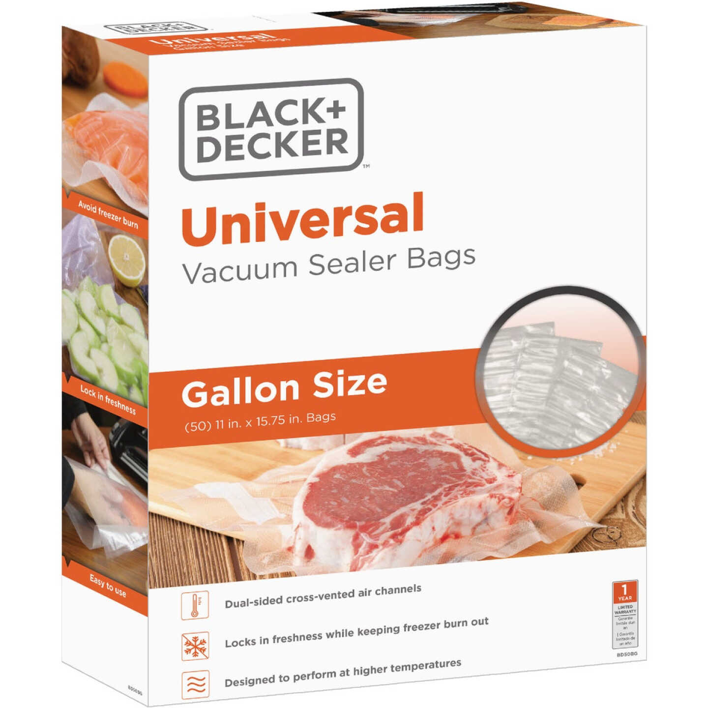 Black & Decker Gallon 11 In. x 16 In. Vacuum Sealer Bag (50-Count) - Farm &  Home Hardware